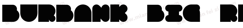 Burbank Big Regular字体转换